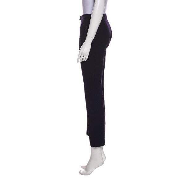 BA&SH, Steady Pressed Crease Straight Leg Trousers Mid-Rise Pant Nuit Women’s 8 - Picture 3 of 13